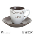 Sweet Lover Gift 3oz Cups and Saucers